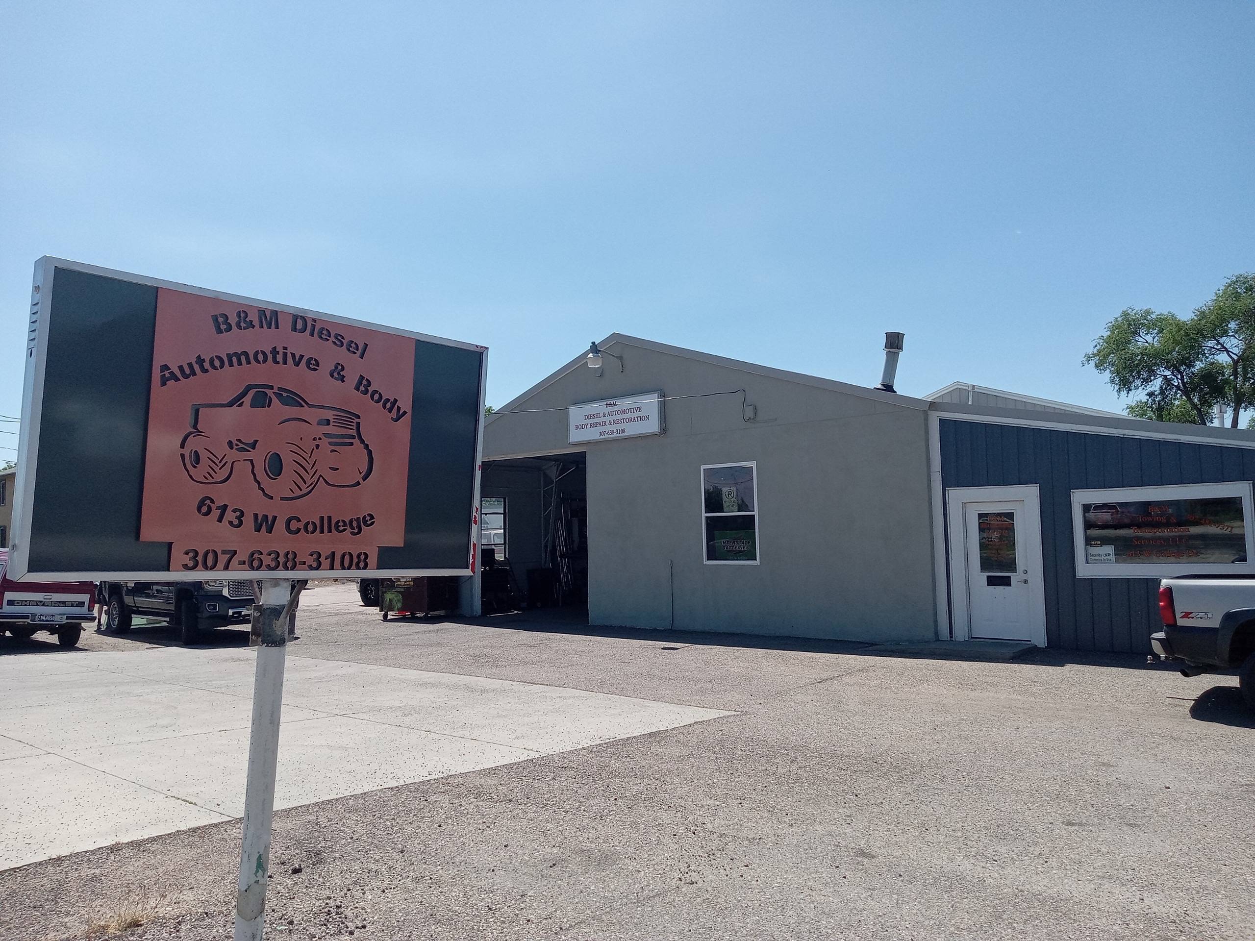 B & M Diesel Auto Body Repair and Towing Shop